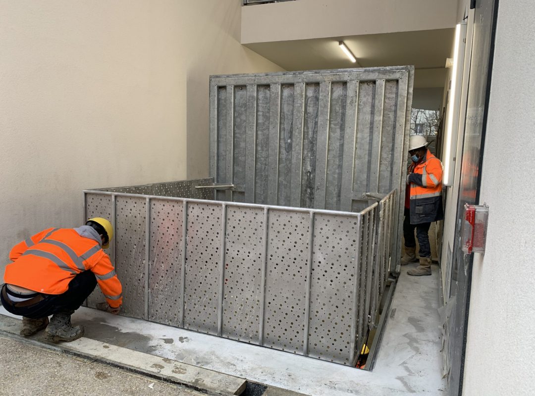 Trappe hydraulique
